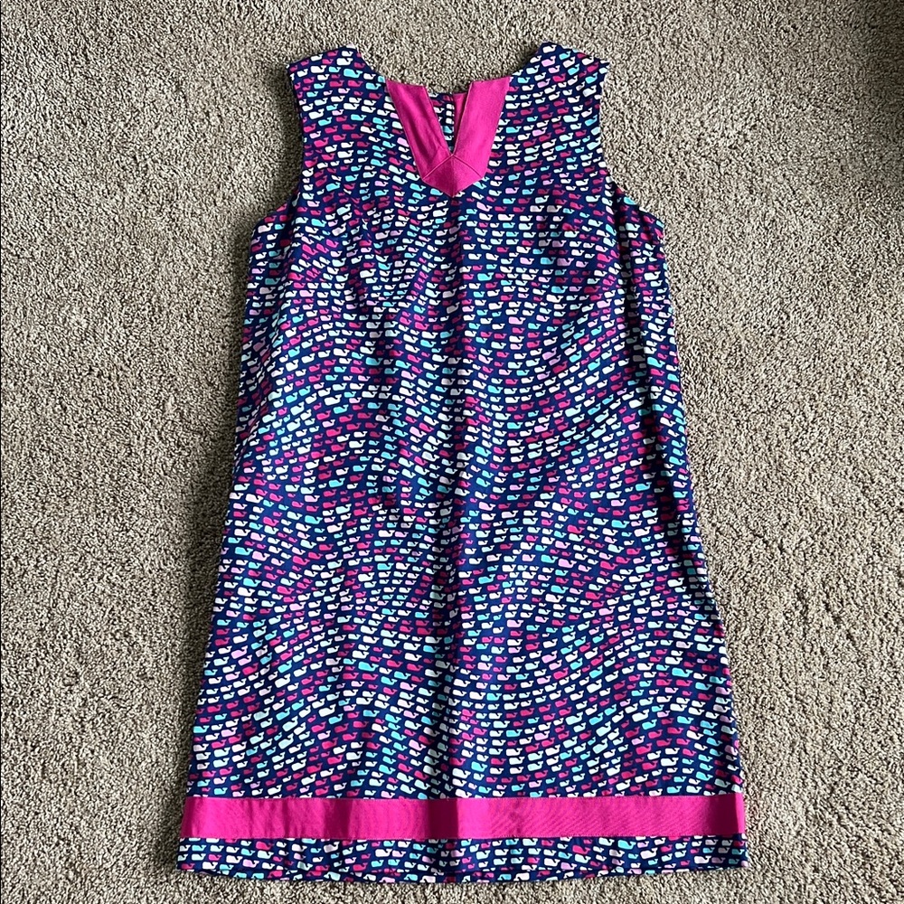 Vineyard Vines Pink and Blue Kids Casual Dress